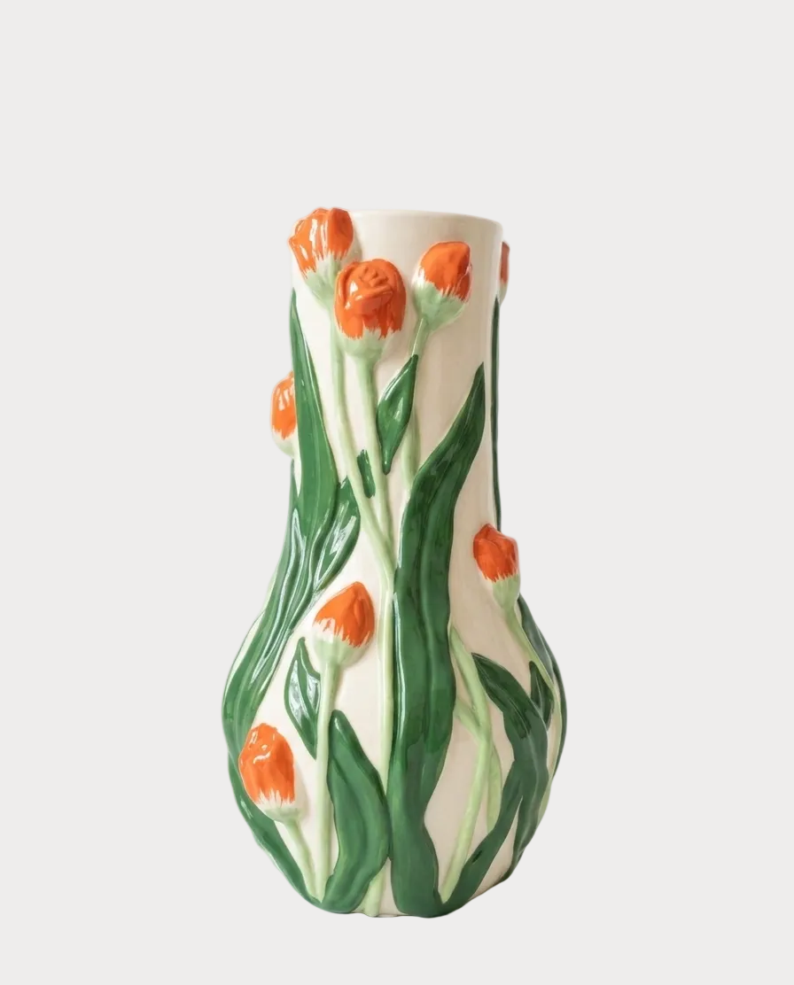 Jarra Tulipas 3D