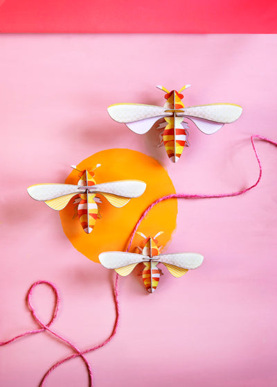 Honey bees, set of 3