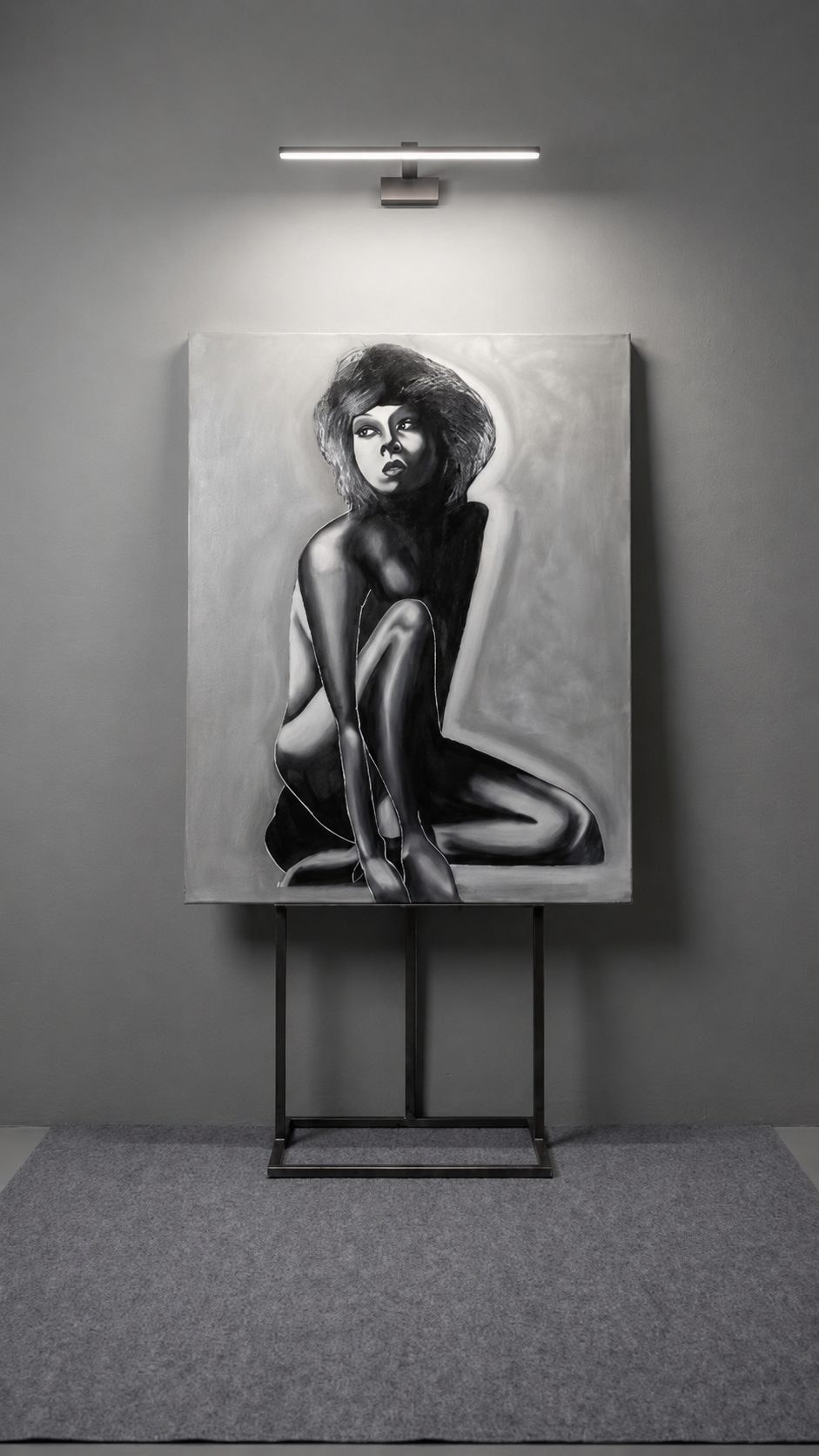 Quadro figura B&W